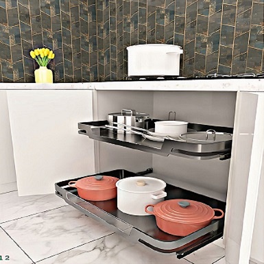 سبدکشویی جای قابلمه و تابه داسی